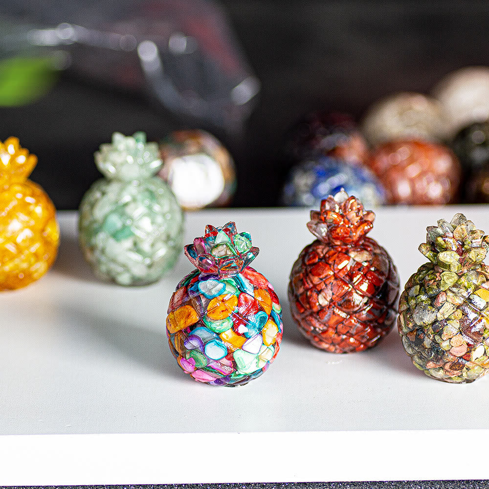 Olivenorma Crystal Golden Pineapple Gemstone Decoration - image 57