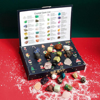 Olivenorma Children Crystal Natural Stone Advent Calendar Mystery Box - Mixed Stone - image 4