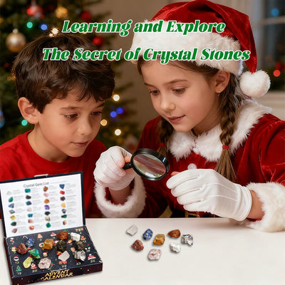 Olivenorma Children Crystal Natural Stone Advent Calendar Mystery Box - image 9