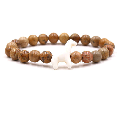 Olivenorma Giraffe Conservation Bracelet with Card - Picture Jasper - With Card - image 37