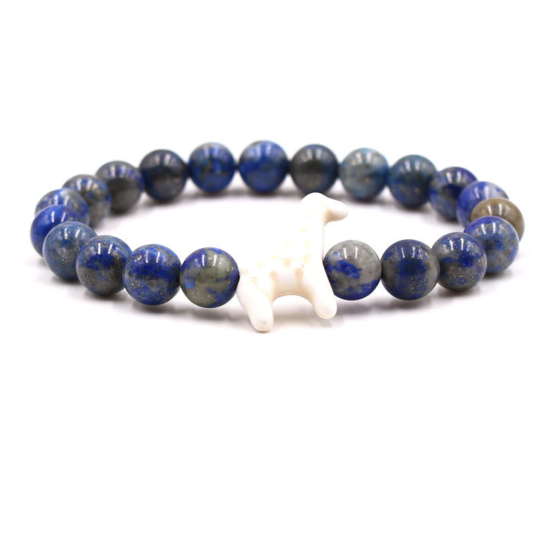 Olivenorma Giraffe Conservation Bracelet with Card - Lapis Lazuli - With Card - image 49