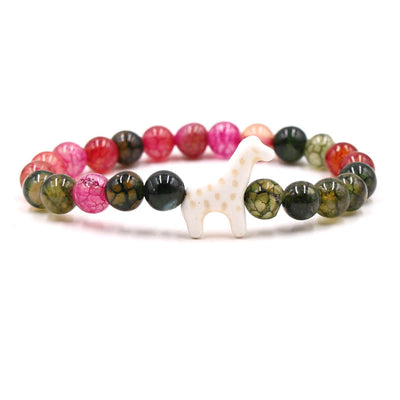 Olivenorma Giraffe Conservation Bracelet with Card - Tourmaline - With Card - image 28