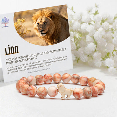 Olivenorma Lion Survival Awareness Bracelet with Card - image 0