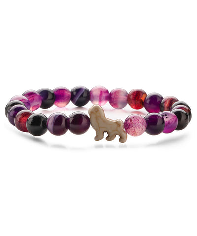 Olivenorma Lion Survival Awareness Bracelet with Card - Purple Agate - With Card - image 11