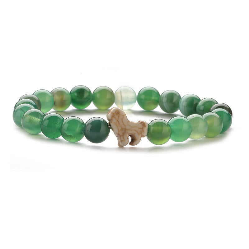 Olivenorma Lion Survival Awareness Bracelet with Card - Moss Agate - With Card - image 13