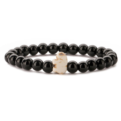 Olivenorma Elephant Protection Bracelet with Card - Obsidian - With Card - image 4