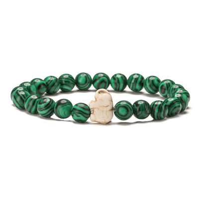 Olivenorma Elephant Protection Bracelet with Card - Malachite - With Card - image 13