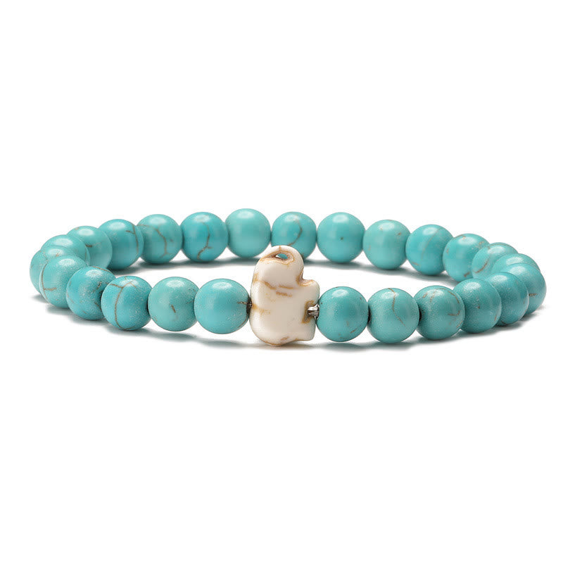 Olivenorma Elephant Protection Bracelet with Card - Turquoise - With Card - image 24