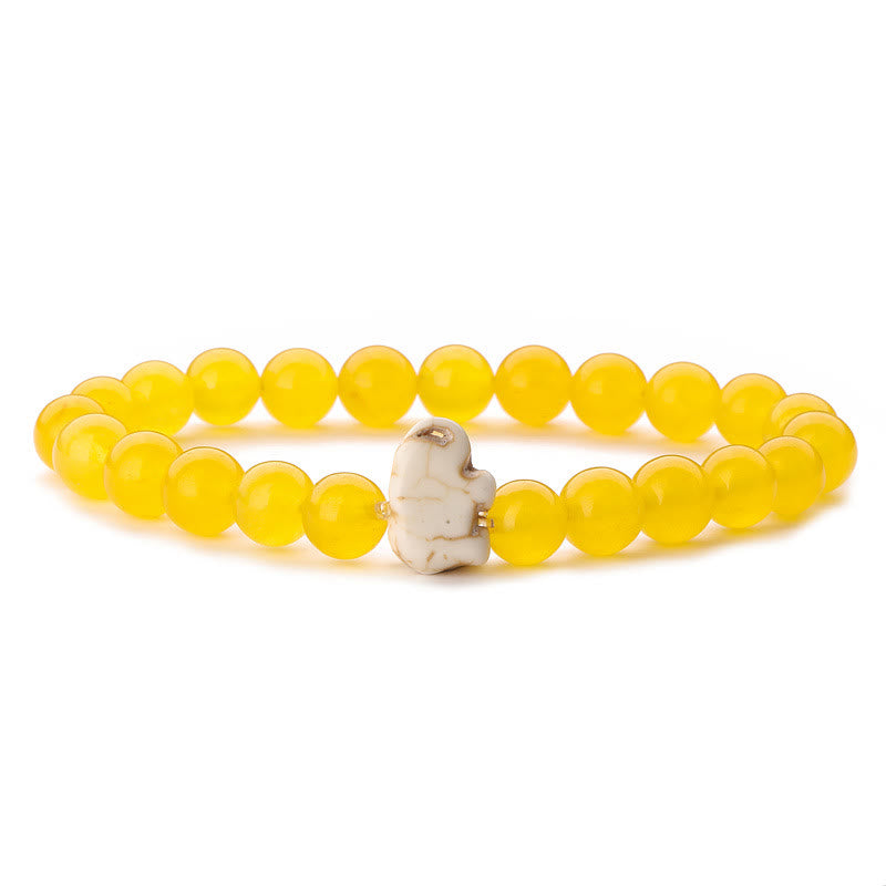 Olivenorma Elephant Protection Bracelet with Card - Yellow Jade - With Card - image 34