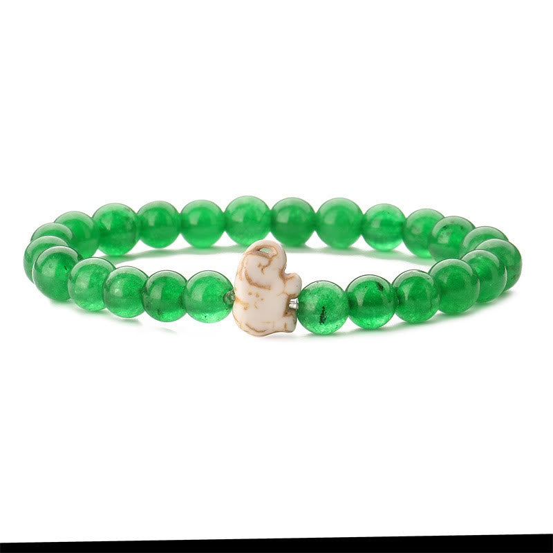 Olivenorma Elephant Protection Bracelet with Card - Green Jade - With Card - image 36