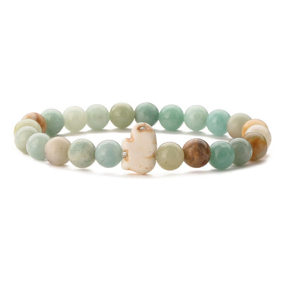 Olivenorma Elephant Protection Bracelet with Card - Amazonite - With Card - image 14