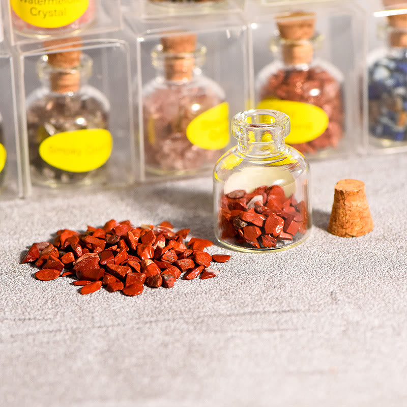 Olivenorma Natural Crystal Specimen Wish Bottle Set - image 2