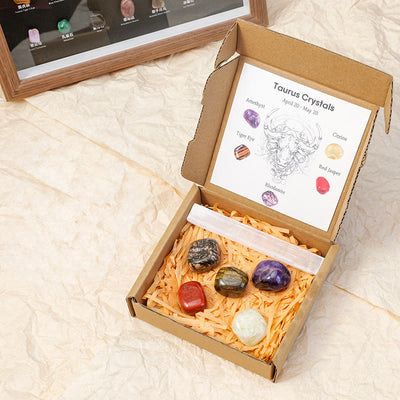 Olivenorma Zodiac Crystal Raw Stone Healing Set - Capricorn - image 10