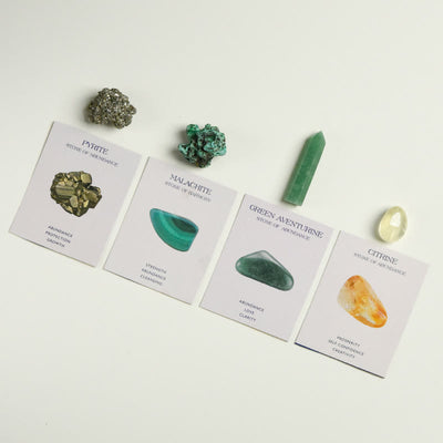 Olivenorma Emotional Healing Chakra Crystal Tower Set - Wealth & Abundance - image 1