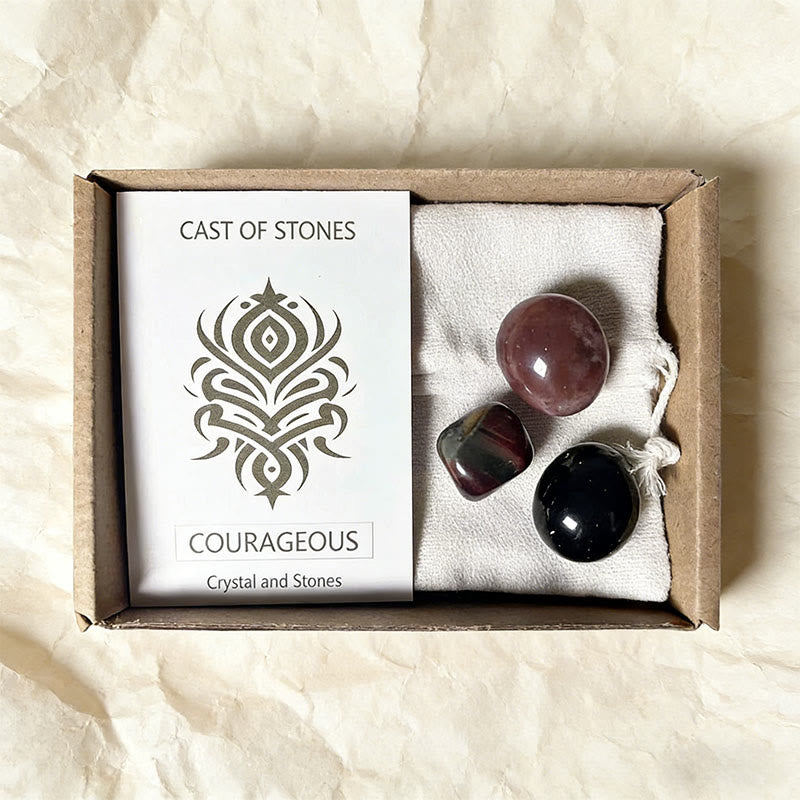 Olivenorma Emotional Energy Natural Stone Christmas Gemstone Decoration - Courage - image 3