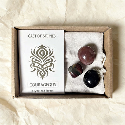 Olivenorma Emotional Energy Natural Stone Christmas Gemstone Decoration - Courage - image 3