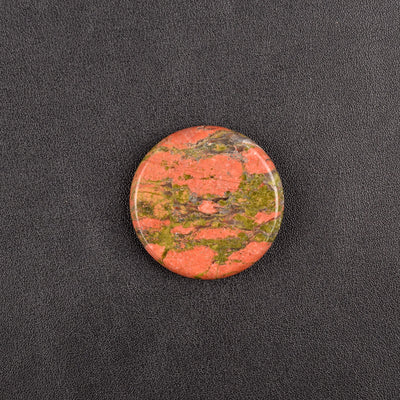 Olivenorma Round Healing Natural Stone Gemstone Decoration - Unakite - image 26