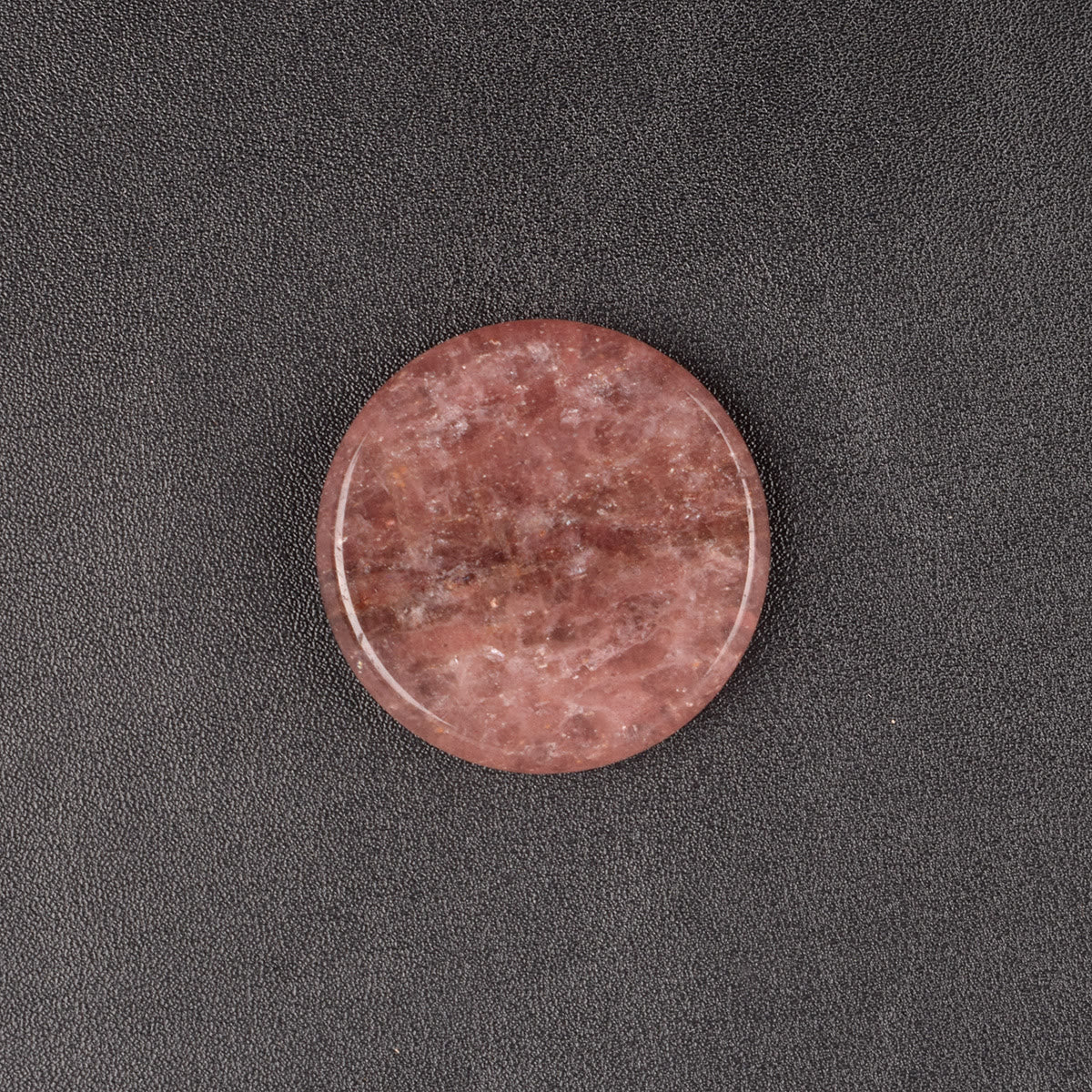 Olivenorma Round Healing Natural Stone Gemstone Decoration - Strawberry Quartz - image 15