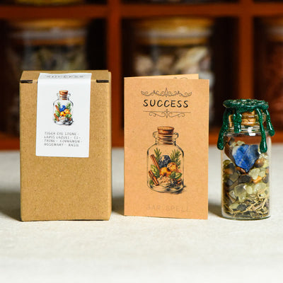 Olivenorma Natural Stone Healing Wish Bottle Gemstone Decoration - SUCCESS - image 8