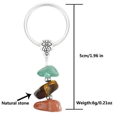 Olivenorma Handmade Natural Stone Healing Keychain - image 19