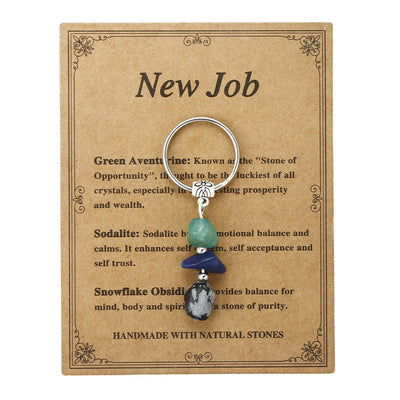 Olivenorma Handmade Natural Stone Healing Keychain - New Job - image 10