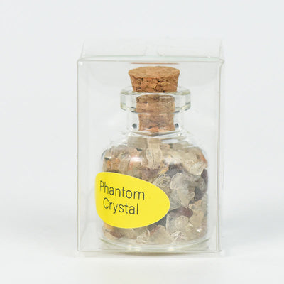 Olivenorma Natural Stone Crystal Wish Bottle Gemstone Decoration - Green Phantom Quartz - image 37