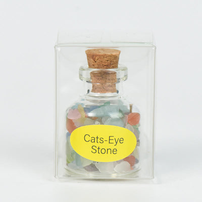 Olivenorma Natural Stone Crystal Wish Bottle Gemstone Decoration - Cat’s Eye - image 30