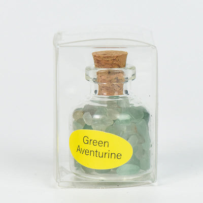 Olivenorma Natural Stone Crystal Wish Bottle Gemstone Decoration - Green Aventurine - image 16