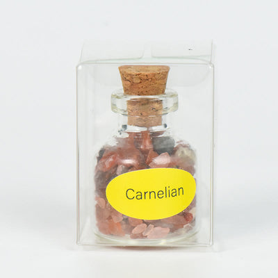 Olivenorma Natural Stone Crystal Wish Bottle Gemstone Decoration - Red Agate - image 10