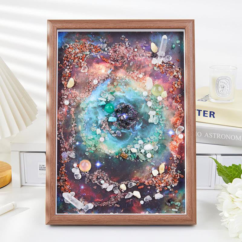 Olivenorma Crystal Frame Art Desktop Decoration - Cosmic Voyage - Crystal Trace - image 3