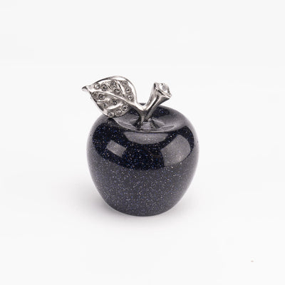 Olivenorma Christmas Eve Natural Stone Apple Carving Gemstone Decoration - Blue Sandstone - 30*35cm - image 52