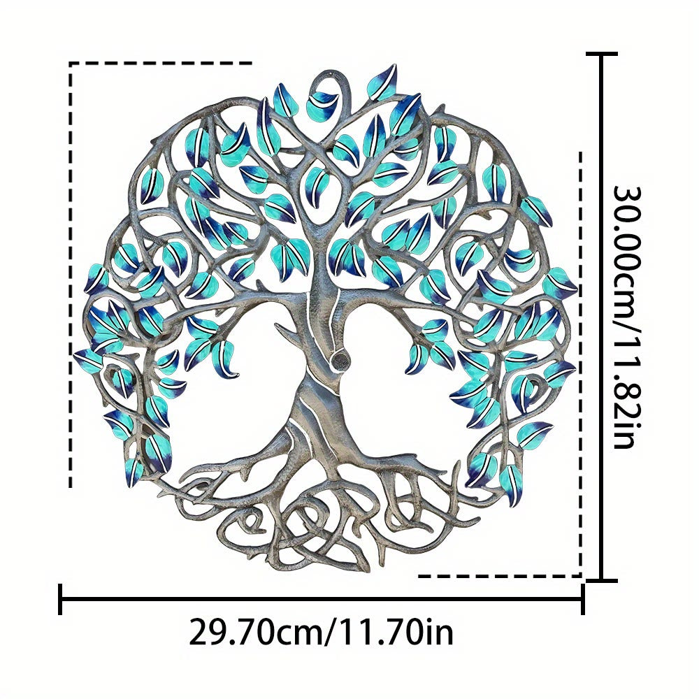 Olivenorma Turquoise Tree Of Life Metal Wall Decor – au.olivenorma