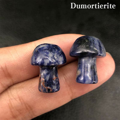 Olivenorma Natural Crystal Mini Mushroom Decoration