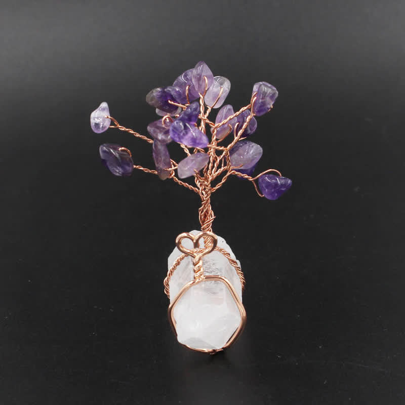 Olivenorma Tree Of Life Healing Crystal Gemstone Decoration