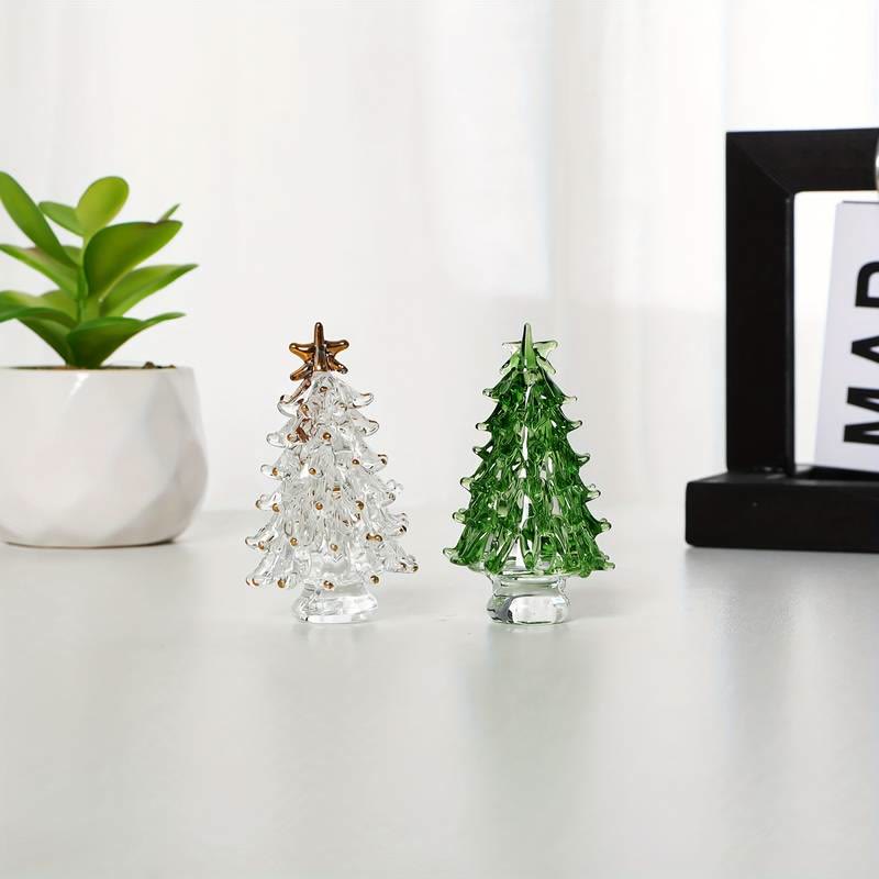 Olivenorma Crystal Glass Christmas Tree Home Gemstone Decoration