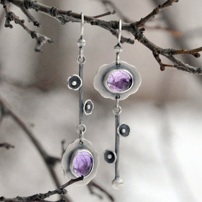 Retro Crystal Purification Earrings