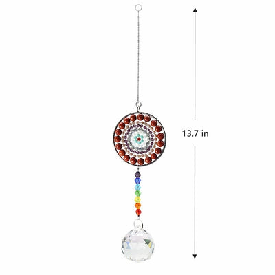 Olivenorma Crystal Suncatchers Handmade Chakra Wind Chime