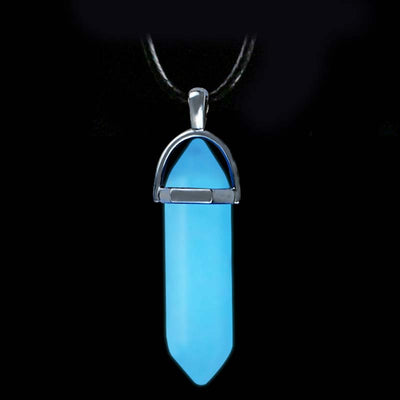 Olivenorma Moonstone Stone Hexagonal Column Necklace