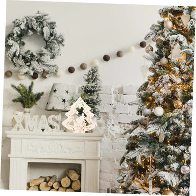 Olivenorma Natural Crystal Gravel Resin Christmas Tree Decoration