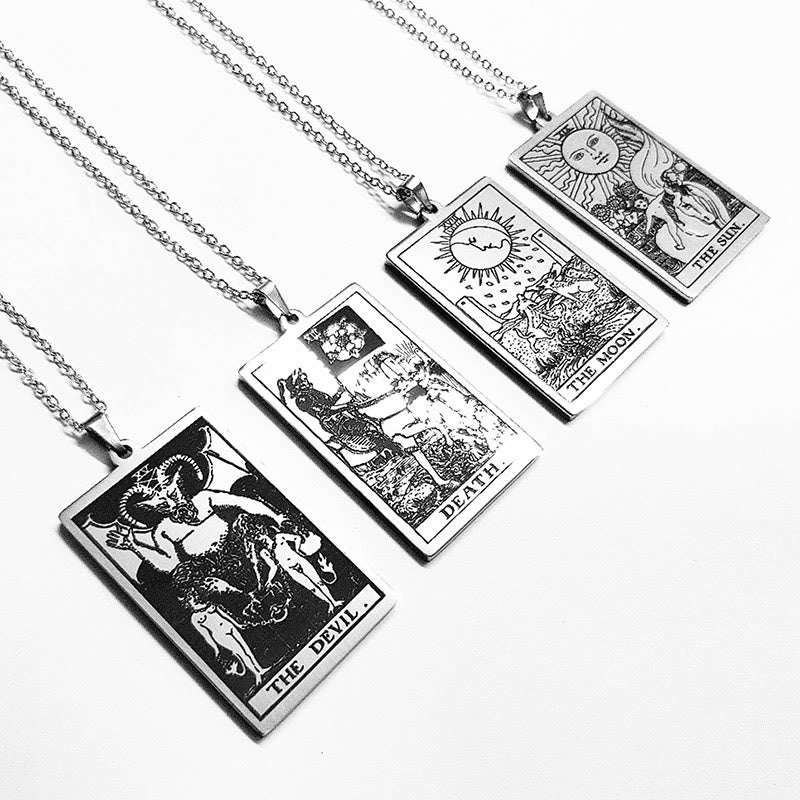 Olivenorma Stainless Steel Tarot Necklaces