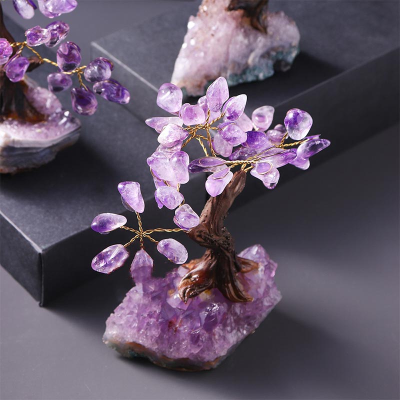 Olivenorma Amethyst Healing Feng Shui Tree