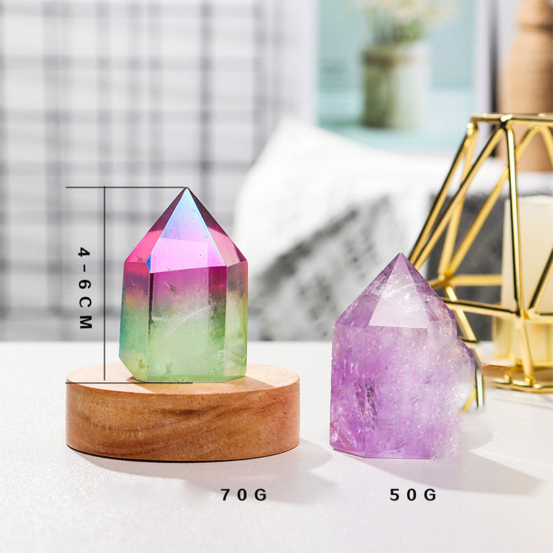 Olivenorma Natural Crystal Healing Crystal Lamp Decoration