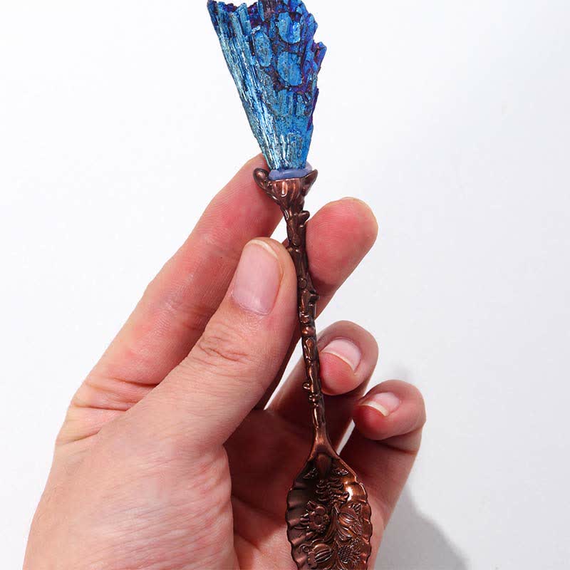 Olivenorma With Crystal Witches Herb Spoon Decoration