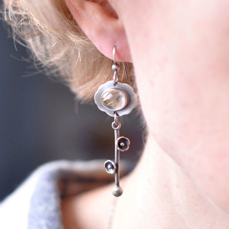 Retro Crystal Purification Earrings