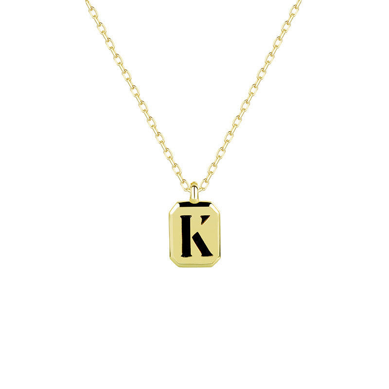 Olivenorma Customizable Gold Initial Necklace