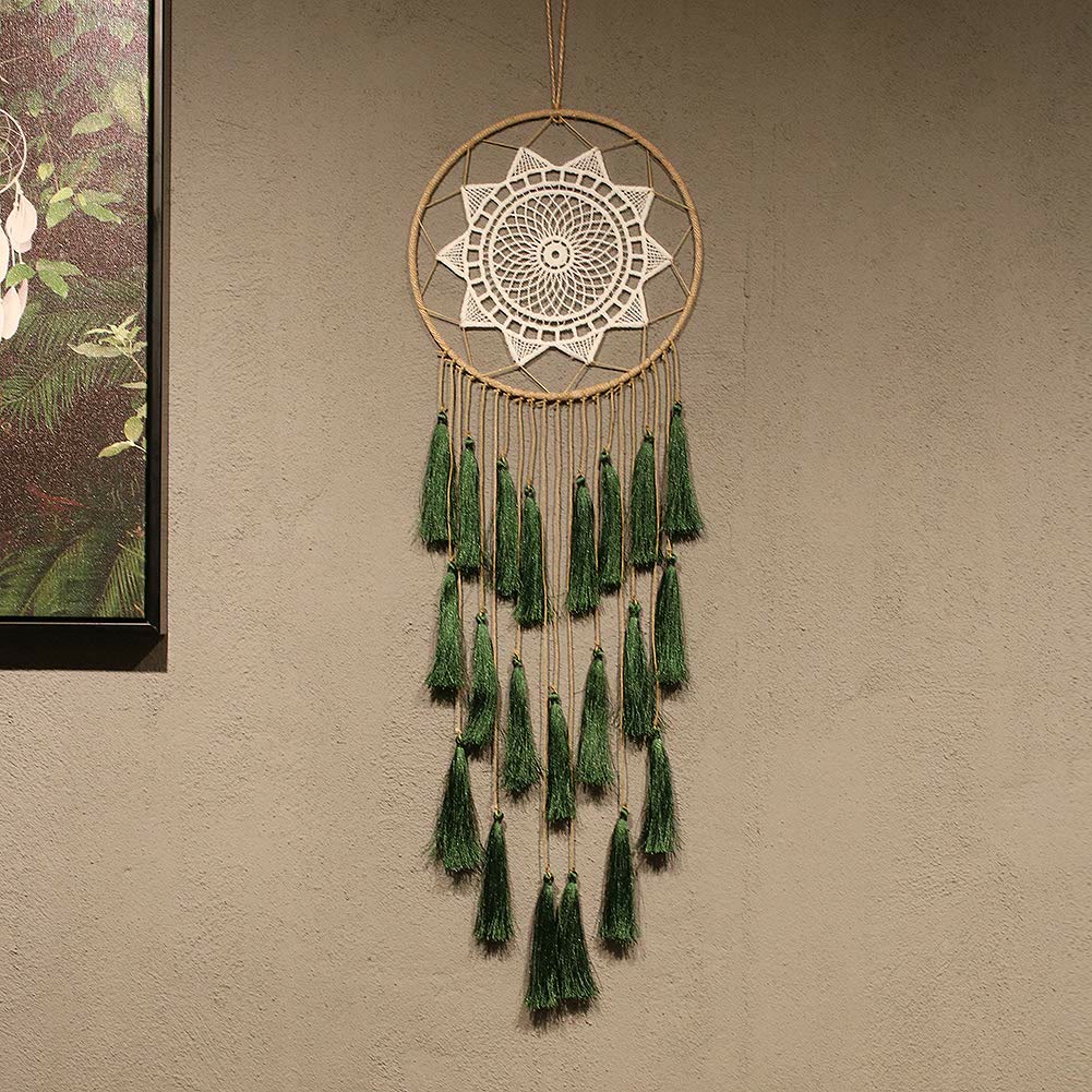 Olivenorma Braided Lace Tassel Pendant Dream Catcher