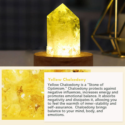 Olivenorma Natural Crystal Healing Crystal Lamp Decoration