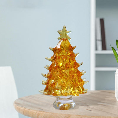 Olivenorma Crystal Glass Christmas Tree Home Gemstone Decoration