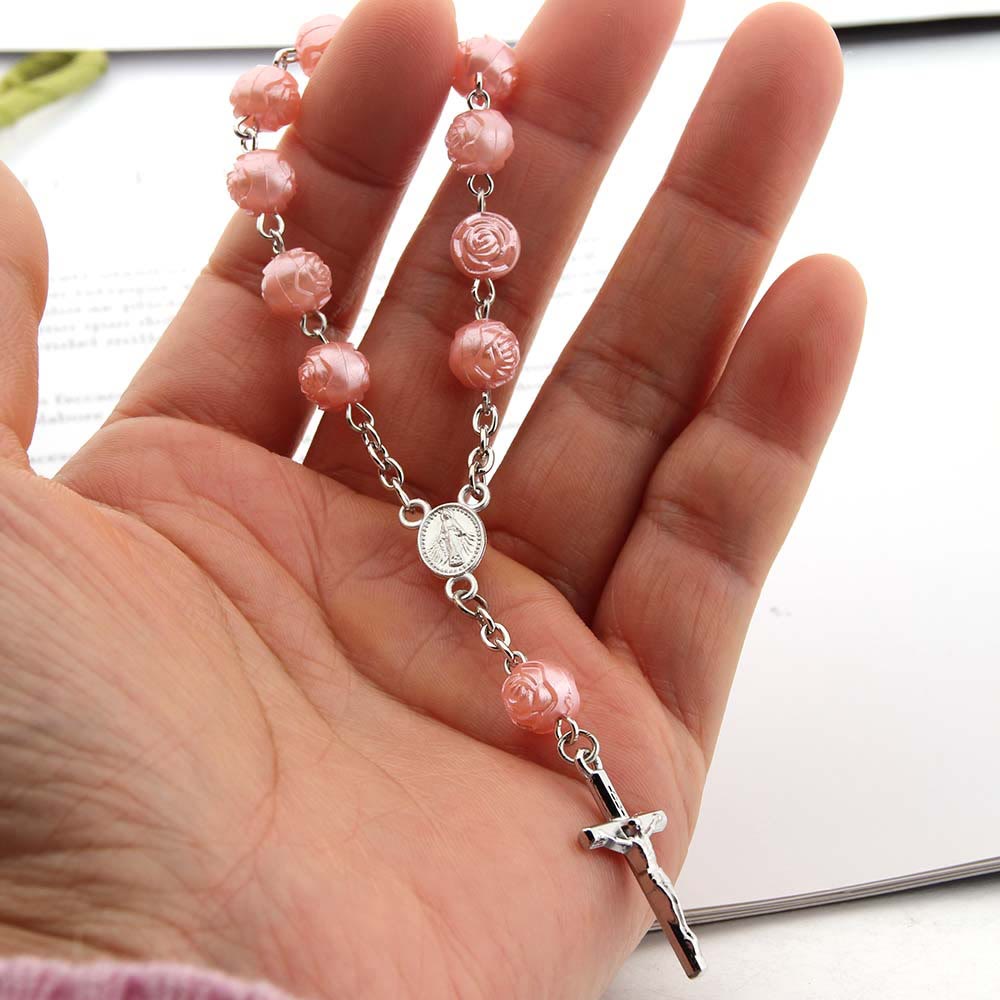 Olivenorma Pearl Heart Cross Bracelet