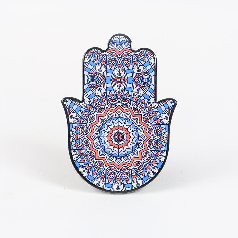 Olivenorma Hamsa Evil Eye Jewelry Tray Plate Coaster